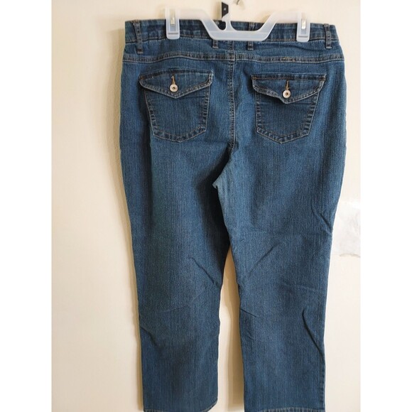 Cato Premium Women's Jeans Size 16WP Blue  Straight Leg - Picture 6 of 9